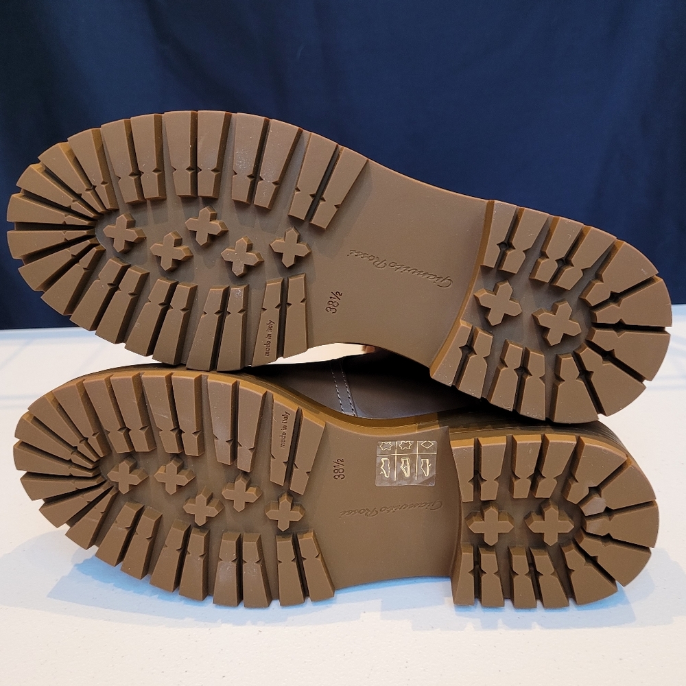 Gianurito Rossi‑Milan, Montreal Cuoio, Brown Leather Boots, New in Box, 38.5 - Picture 8 of 16